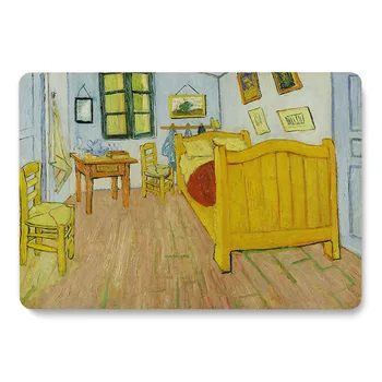 

Vincent's Bedroom Van Gogh Painting Pattern Laptop Case For MacBook Retina Air 11.6 12 13.3 New Pro 15.4 16 inch Cover shell