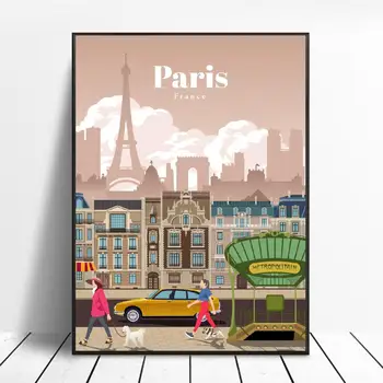 

Travel to NYC Canvas Travel poster Wall Art Pictures for Living Room Home Decor No Frame