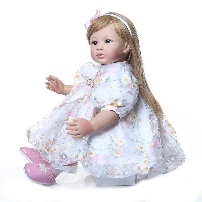 

NPK New Style Long Hair Model Princess Doll Reborn Toddler Non-mainstream Blue Ocean Product
