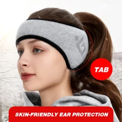 Engrossar earmuffs de pele à prova de vento orejeras orelha muffs quente fones de ouvido frio earmuffs para mulher invierno orelha capa
