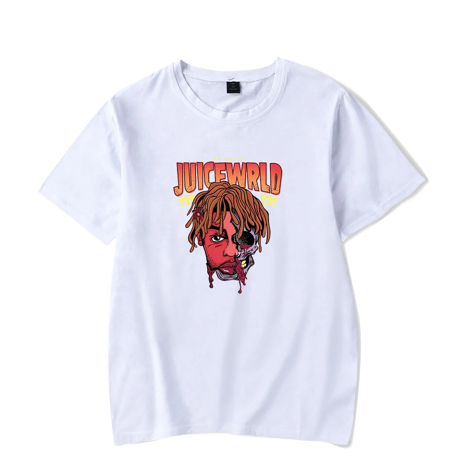 Juice Wrld хип хоп рэппер 2D стиль Kpop короткий рукав модная летняя футболка для отдыха с короткими рукавами