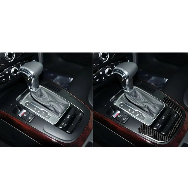Новинка для audi A4 A5 Q5 салонные аксессуары из углеродного волокна для автомобиля центр управления шестерней Шиф