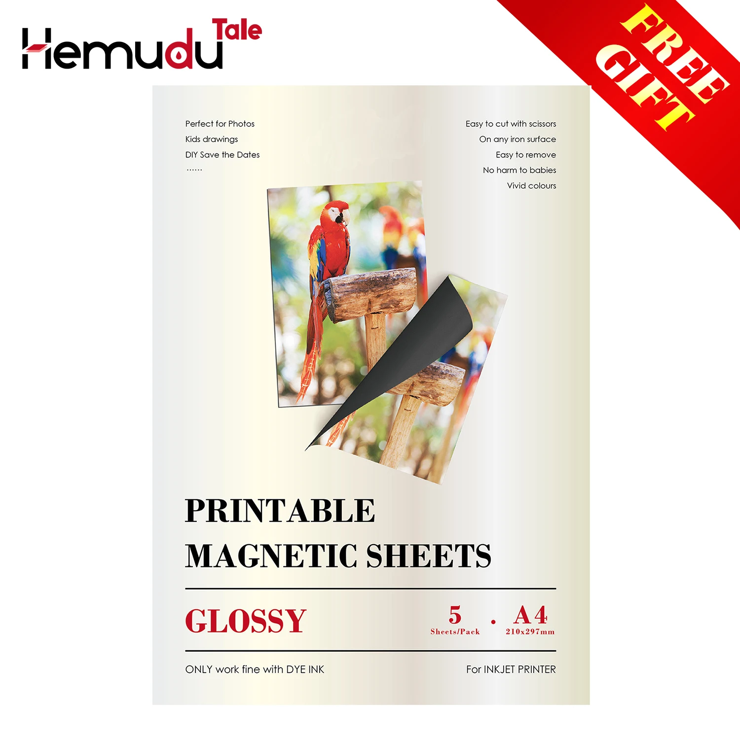 

A4 Matte Magnetic Inkjet Sticker Photo Paper for Inkjet Printer
