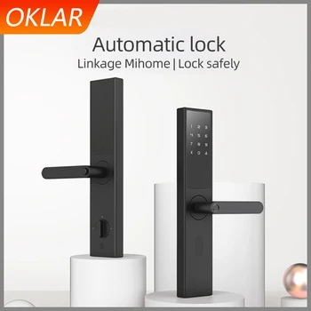 

OKLAR Smart Fingerprint Door Lock With Mijia APP Bluetooth Unlock Security Intelligent Lock Biometric Electronic Lock anti-theft
