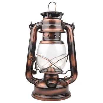 

Outdoor Camping Tent Lamp Retro Style Portable Lighting Kerosene Lamp Metal Camping light Household Emergency Lamp 1pc