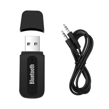 

USB Bluetooth AUX Wireless Car Audio Receiver A2DP Music Receiver Adapter for Android/IOS Mobile Phone 3.5mm Jack
