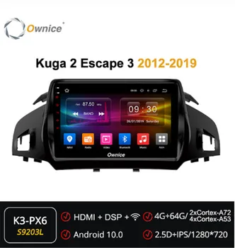 

Ownice 8Core Android 10.0 2 din Car DSP 4G LTE Radio Player GPS Navi DVD forFord Kuga 2 Escape 3 2012-2019 SPDIF Audio