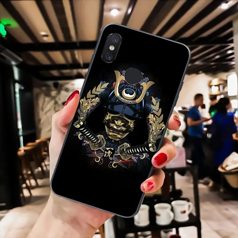 Japanese samurai oni mask