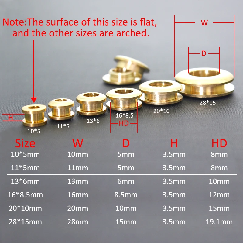 Eyelet Grommet Ring Kit Eyelet Grommet Ring Grommet Eyelet Kit Screw Back Eyelets Metal Eyelet Buttons Solid Brass screw back Eyelets with washer grommets Leather Craft accessory For bag garment shoe clothes jeans decoration