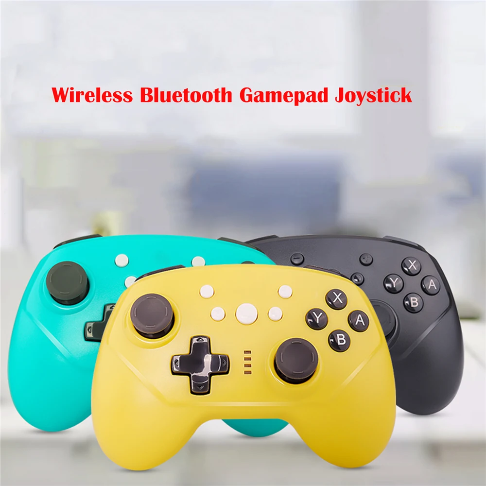 Portable Wireless Bluetooth Gamepad Joystick Wired Game Controller for Nintend Switch/Switch Lite Console 6-axis Sensor Function