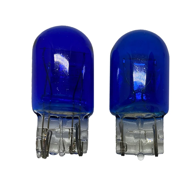 Hoogwaardige 4er Set W21/5W T20 12V dagrijlicht & staanlicht - Blauw