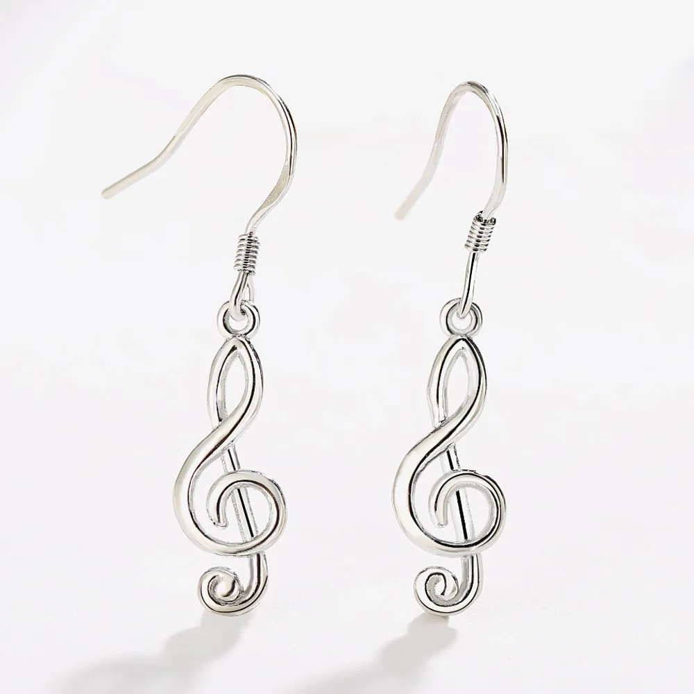

1 Pair 2PC Punk Style Steel Geometric Musical Note Stud Earrings for Male Female Chic Earrings Men Party Jewelry Bijoux