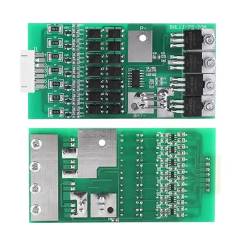 

1pc Battery Protection Board 7S 24V 20A Lithium Battery BMS Protection Boards With Balancing Function And Flexible Flat Cable