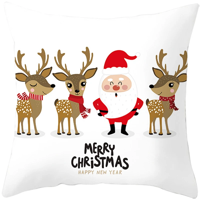 Наволочка на подушку, рождественские украшения для дома, подарки, Рождественский Декор,, рождественские украшения, наволочка Noel, с новогодним - Цвет: 19