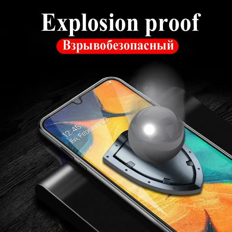 Закаленное стекло для Samsung Galaxy A50 A30 Защитное экрана A10 A70 A20 A80 A90 A40 A60