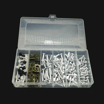 

Universal Motorcycle Full Fairing Screws Kit Body moto cover Bolts Nuts FOR gsxr 1000 2010 kawasaki er6n 2010 gsxr 1997 r1 carbo