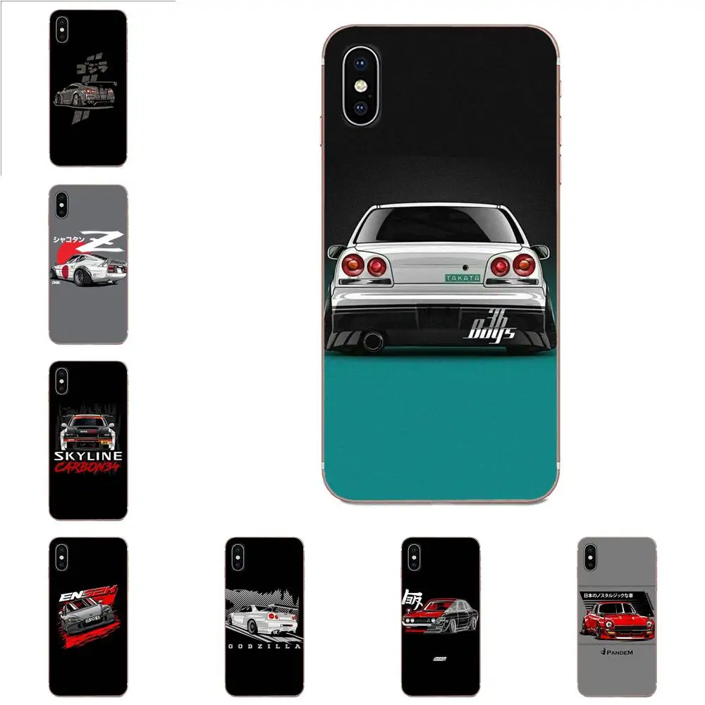 Спортивный автомобиль дрейф JDM ДЛЯ samsung Galaxy Note 5 8 9 S3 S4 S5 S6 S7 S8 S9 S10 5G mini Edge рlus Lite TPU