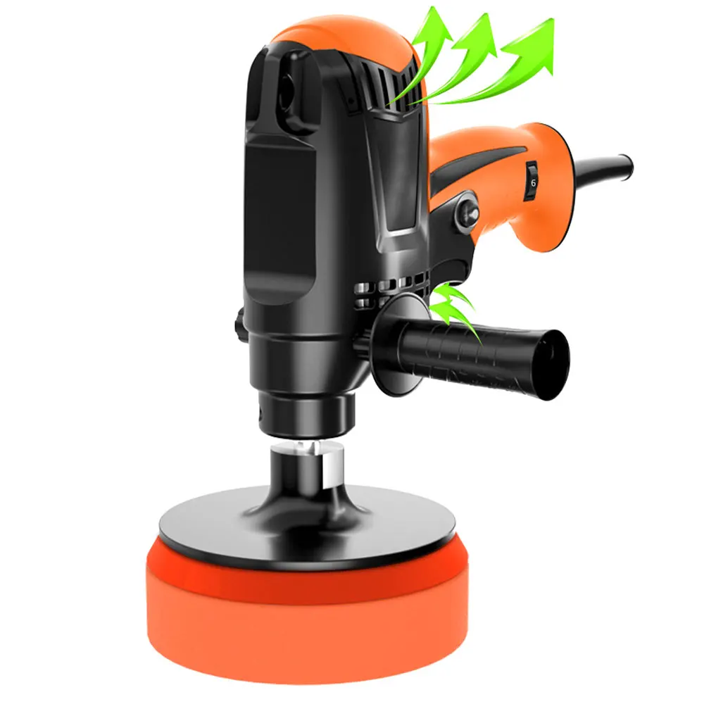 980W Adjustable Speed Electric Car Polisher Electric Waxing Machine Car Polishing Machine Automobil