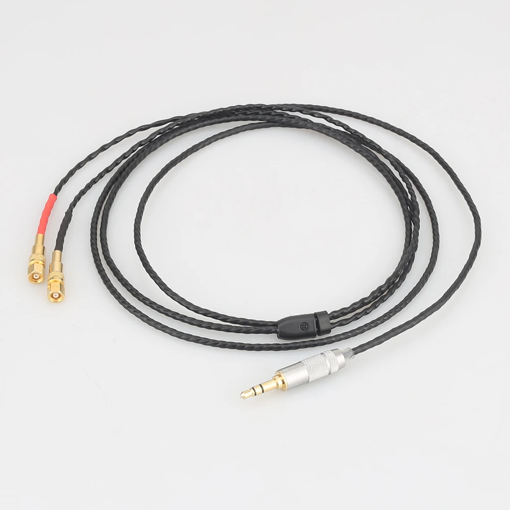Free shipping 2m 4 Cores 5N OFC copper silver plated Headphone Upgrade Cable for Hifiman He 5 He 6 He 400 He 500 He560