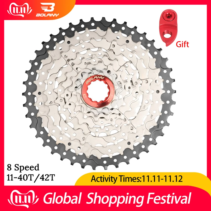 MTB 8 скоростной велосипед Freewheel 11-40T 42T кассета для горных велосипедов инструмент запасные части для велосипедов совместимый для M410 Sram X4