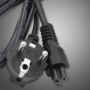 

EU European AC Power Cord Euro IEC 1.5m C5 Extension Power Cable For Notebook Laptop PC Computer Monitor Power Adapter Cord