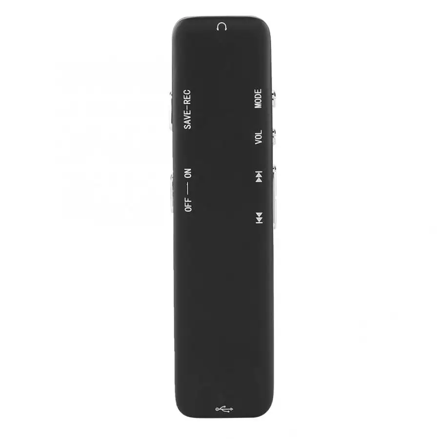 K776 Профессиональный USB цифровой HD анти-шум портативный мини аудио запись компактная камера-ручка цифровой диктофон - Цвет: Черный