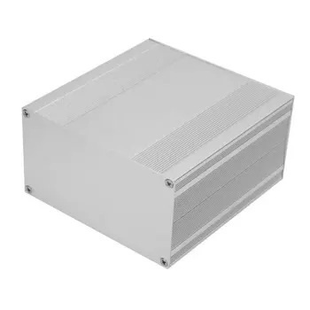 

1pcs Cover Project Electronic Instrument Case Enclosure Box Aluminum DIY Housing Instrument Case silver