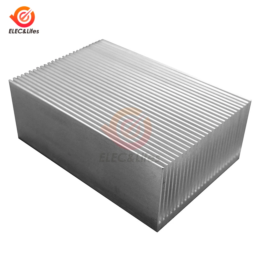 Electronic Radiator Aluminum Dense teeth aluminum heat sink Extruded Heat Sink 100x69x36MM for Computer Water Cooling System LED Amplifier