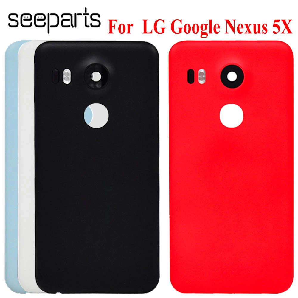 For 5.2" LG Google Nexus 5X Back Battery Cover Rear Door Housing Case Replacement Parts For Google Nexus 5X Battery Cover vivo mobile frame