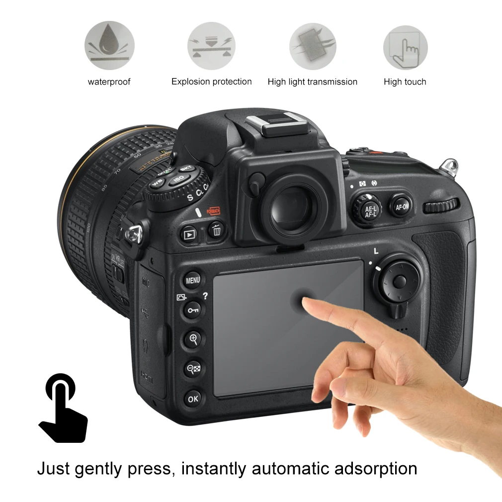 Clear 8H Premium Tempered Glass Protect Guard Tempered Glass Film Protect Camera Suitable For SONY WX350/for Canon