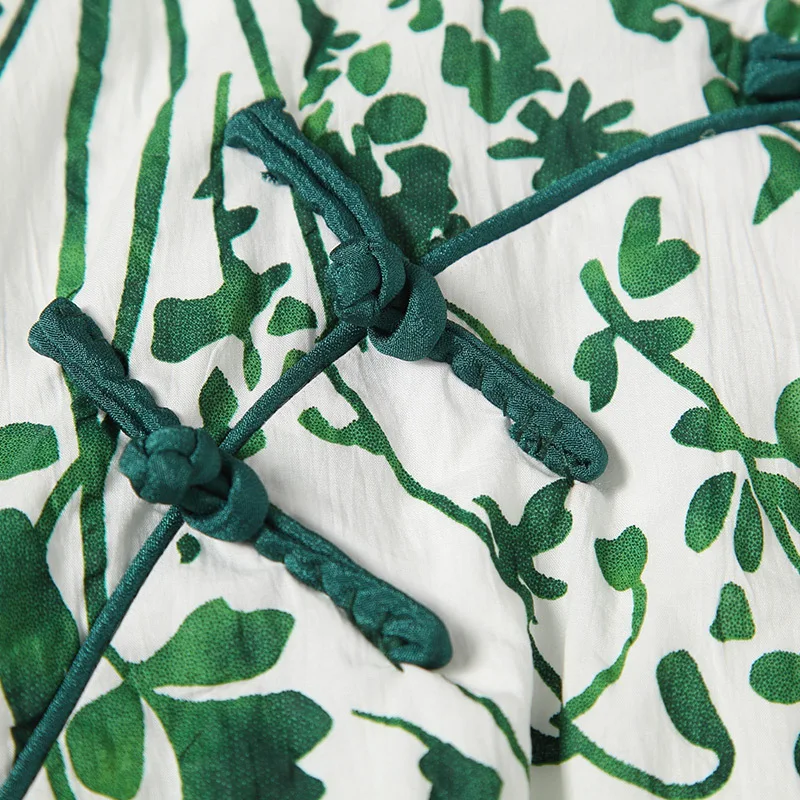 

Spring And Summer Dress 2019 New Style WOMEN'S Dress Chinese-style Printed Improved Cheongsam Slim Dress Chinese Costume 80549