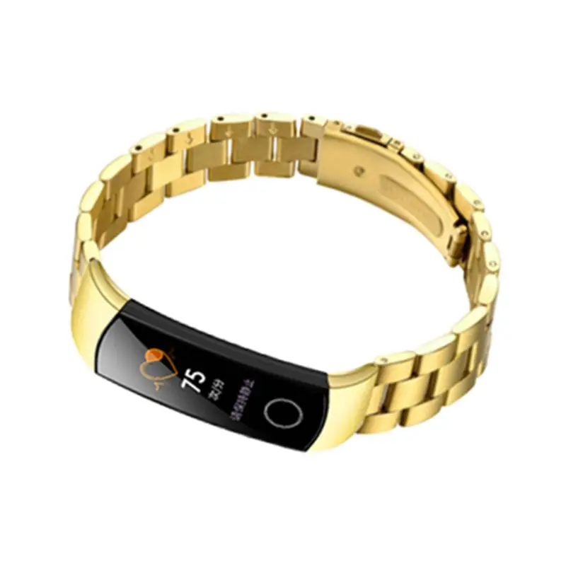 Металлический ремешок для часов huawei Honor Band 4 ремешок Металлический Стальной браслет huawei Band 4 ремешок браслет из нержавеющей стали замена