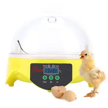 حاضنة بيض صغيرة 7 البيض سعة حاضنة حضانة آلة الدجاج بطة البيض هاتشر حاضنة أوتوماتيكية الإلكترونية أدوات حضانة