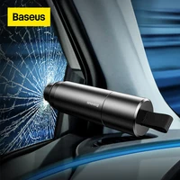 Baseus Auto Veiligheid Hamer Auto Emergency Glass Window Breaker Seat Belt Cutter Levensreddende Escape Auto Emergency Tool