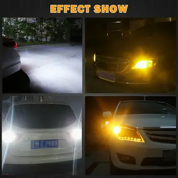 

Daytime Running LED Light Bulbs Side Marker Replacement 1156 BA15S White Lamp