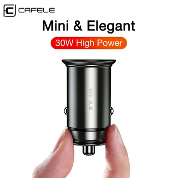 

Cafele QC4.0 QC3.0 Car Charger with Type C USB PD Fast Charger in Car 30W 5A Mobile Phone Charger For iPhone Xiaomi Huawei Samsu