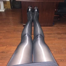 Шелковые чулки женские весна и осень высокая эластичность ультра-тонкие сексуальные соблазнительные 8D масляные колготки ноги блестящие штаны