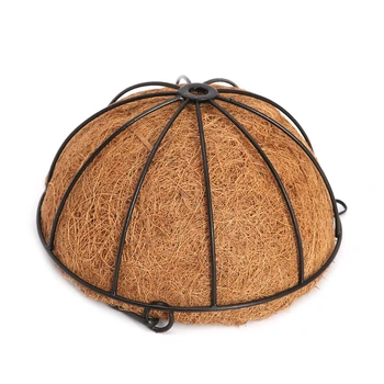 

Hanging Coconut Vegetable Flower Pot Basket Liners Planter Garden Decor Iron Art C90D