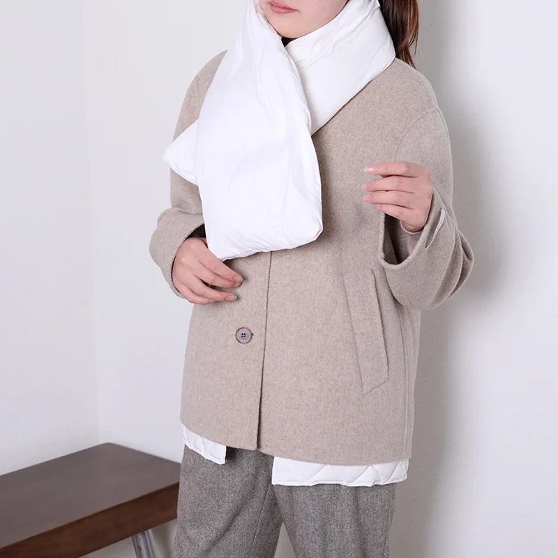 MiZa Wool Coat Women Clothes Korean Double-sided Wool Warm Winter Jacket Women Woolen Overcoat Manteau Femme 19jk26 YY2068 - Цвет: MiZa