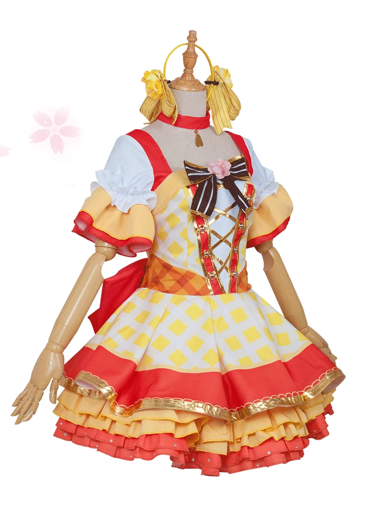 Аниме Love Live! Букет боготворили все члены форма Hallowas печати вечерние платье Косплэй Костюм Униформа Cos
