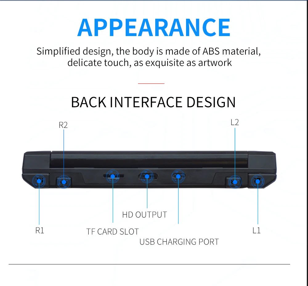 Powkiddy X18 Andriod Handheld Game Console 5.5-Inch 1280*720 Screen MTK 8163 Quad Core 2G RAM 32G ROM Video Handheld Game Player