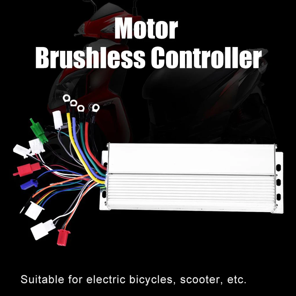 350W/1000W/1500W Power 36V-48V Electric Bicycle Scooter Brushless Controller DC Motor Speed Control Module