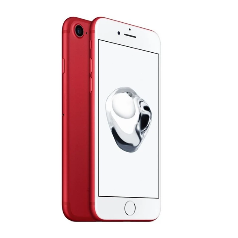 Red Apple iPhone 7 4G LTE мобильный телефон четырехъядерный 2 Гб ОЗУ 32 ГБ/128 ГБ IOS 256 МП отпечатков пальцев сотовые телефоны - Цвет: Red