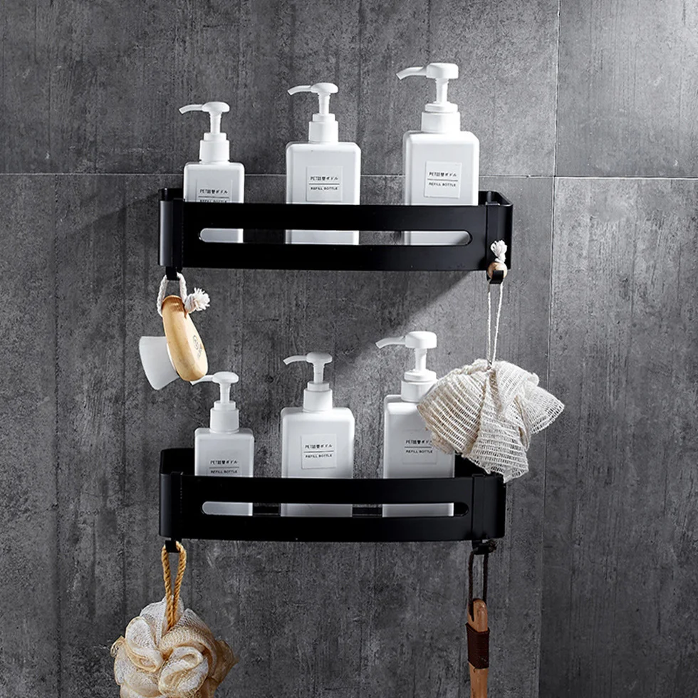 1/2/3 Tier Kitchen Bathroom Shower Caddy Basket Shelf with Suction Cups 