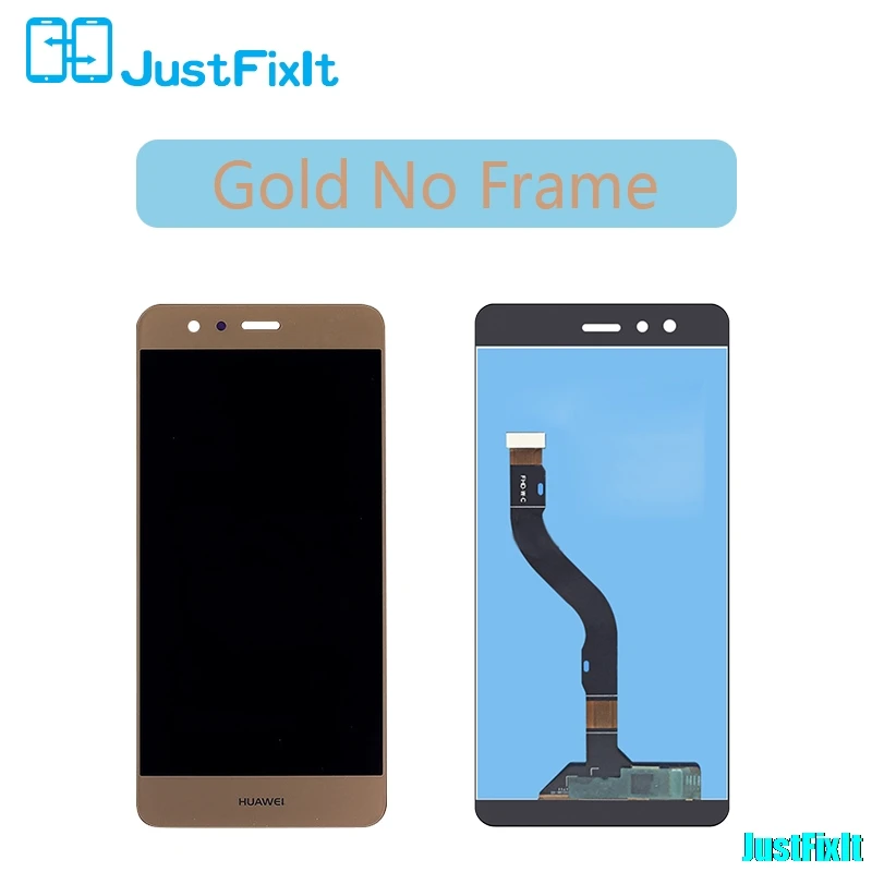 For HUAWEI P10 Lite LCD Display Touch Screen Digitizer For Huawei P10 Lite LCD Screen with Frame P10lite Display ORIGINAL 5.2" - Цвет: Gold l No Frame