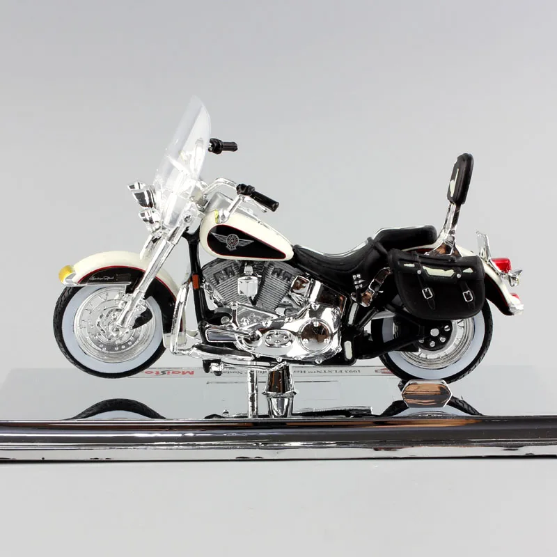 1:18 весы maisto 1993 FLSTN Heritage Softail Nostalgia Moo cow Glide tour Diecasts транспортные средства moto rcycle мото чоппер велосипед игрушки