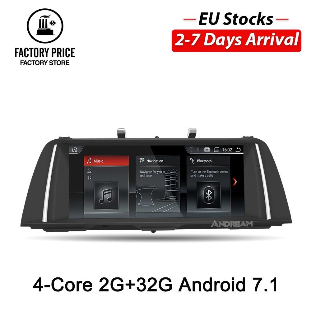 10 25 &quotчетырехъядерный 2G + 32G Android 7 1 IPS экран Автомобильный мультимедиа для BMW серии