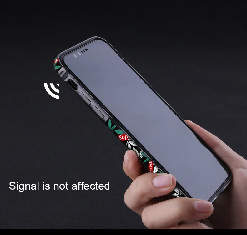 Гибкий силиконовый алюминиевый бампер чехол для iPhone XS Max мультяшная металлическая рамка для iPhone X XS мягкий резиновый боковой противоударный бампер