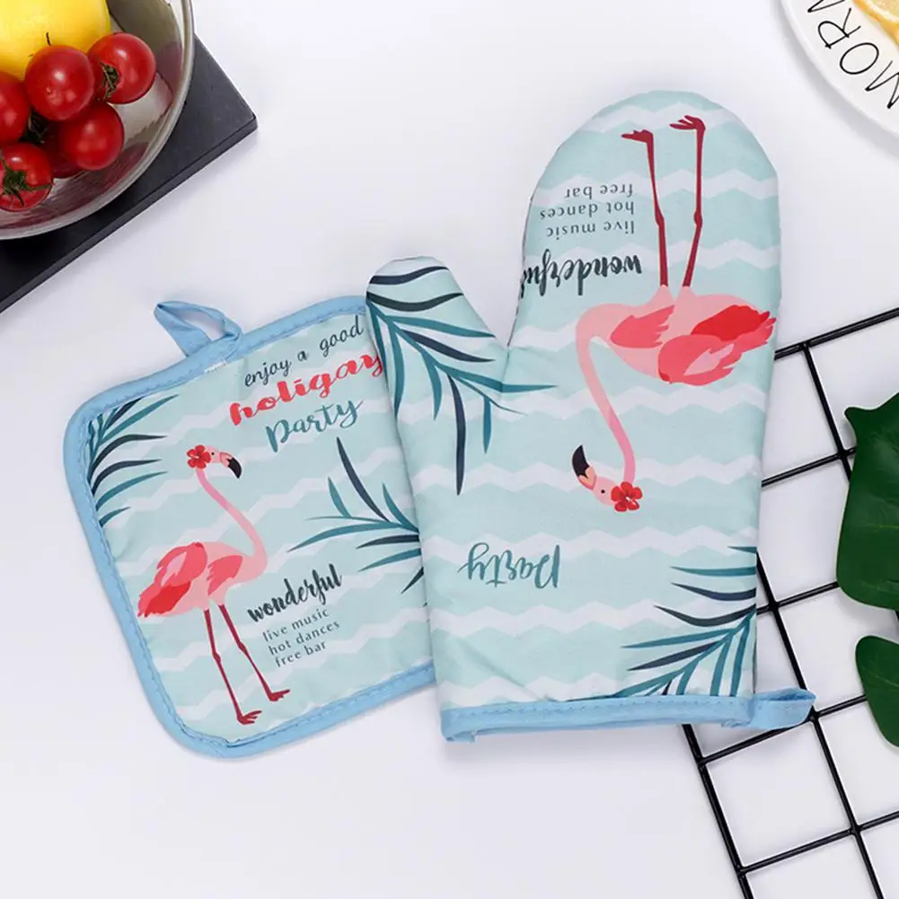 HobbyLane, 2 шт, утолщенная изоляционная прокладка, кухонная, анти-ожогов, для микроволновой печи, для выпечки, перчатка, высококлассная, подкладка, перчатка