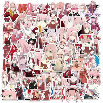 

100Pcs Anime DARLING In The FRANXX Stickers For Motorcycle Luggage Laptop Refrigerator Skateboard Bicycle Guitar Toys Sticker
